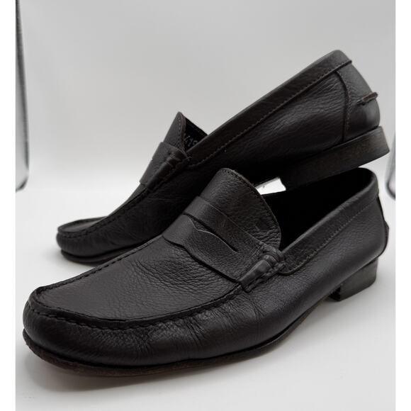Florsheim vintage brown leather Royal Imperial driving loafers Mens 8.5 main image 4